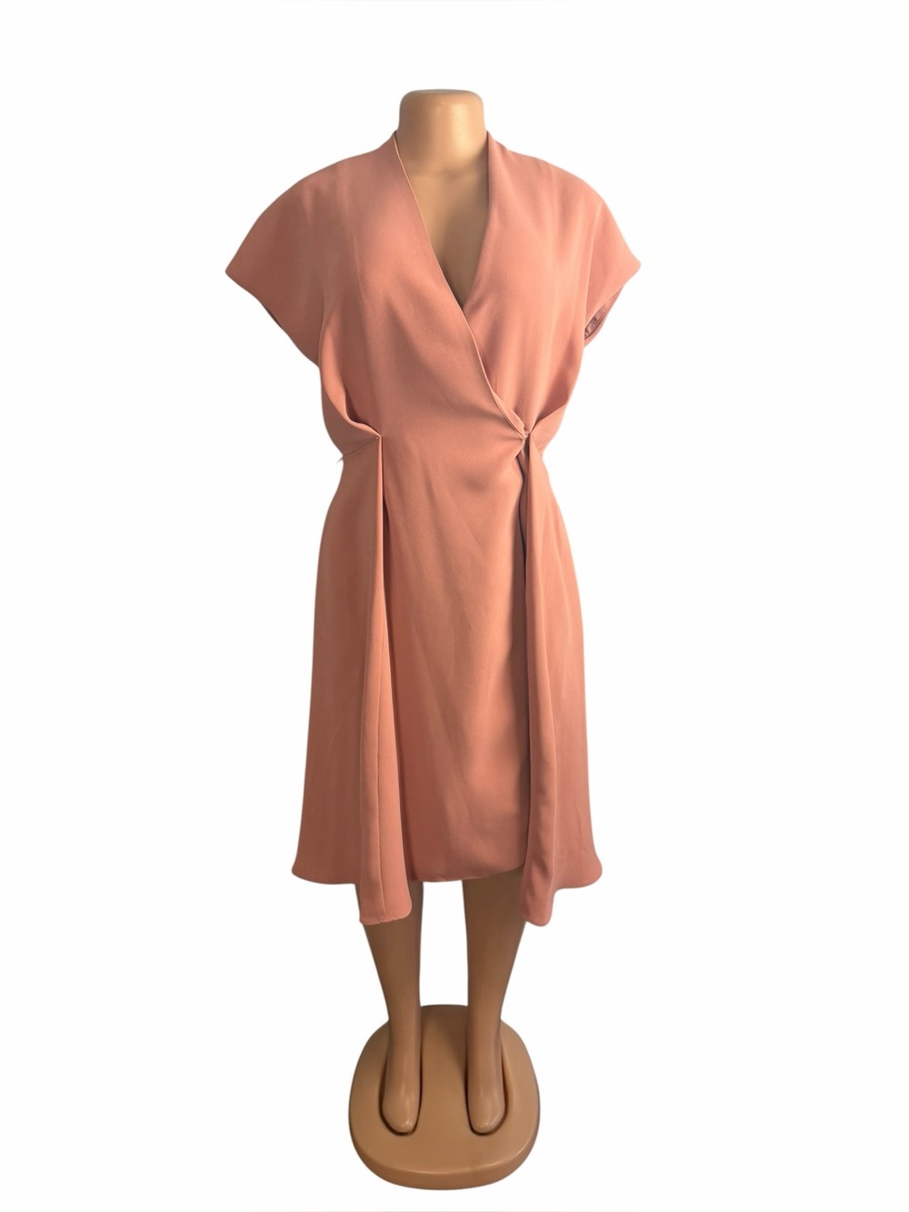 Gal Meets Glam Collection Mauve Wrap Dress